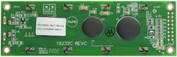 192x32 pixel graphic LCD display. Back view.