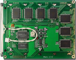 Here is a larger view of the back of the FMI-T. The white cable is the CCFL connection.