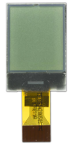 42x65 One inch LCD display, front view, turned off