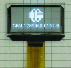 1.51 inch, transparent OLED display
