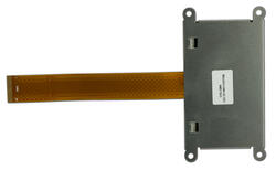 Back view of CFAL12864LX-Y 128x64 OLED graphic display with unfolded tail.