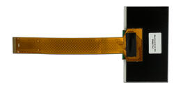 ack view of CFAL12864QX-Y 128x64 OLED graphic display with unfolded tail
