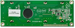 Back view of the CFAL1602L0-Y OLED display.