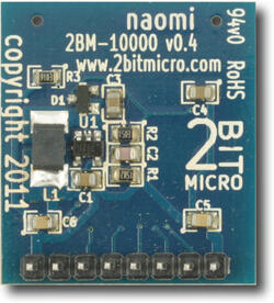 CFAL9664B-F-B1-CB carrier board – back view.