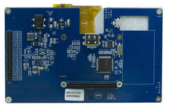 Back view of 7 inch 480x800 LCD