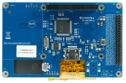 800x480 5 Resistive Touchscreen TFT Display. Back View, powered off.