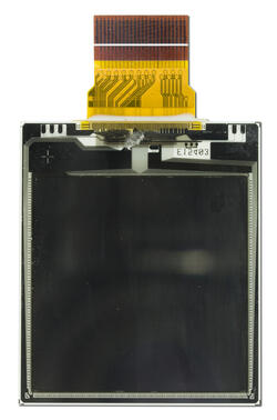 1.52 inch ePaper display module. Black, white and yellow. Back view
