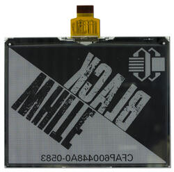 5.83 inch epaper display module in black and white. Back view