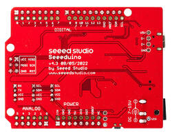 Seeeduino v4.3 Microprocessor, Bottom view