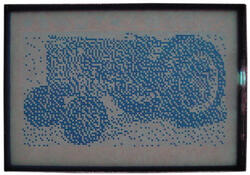 Here is the dithered image taken with the backlight on.