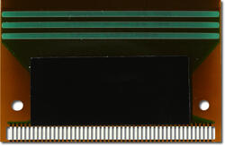 Close-up detail of FPC and contacts