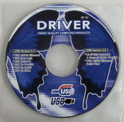 This is picture of the CD. This is a mini CD--it is only about as big as a 3 1/2 inch floppy.