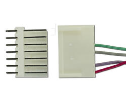 This is the end of the cable that attached to the 633. If you purchase a 633 and a WRPWRY14 at the same time, the connector will be soldered into the 633. If the cable is purchased separately, the header shown is supplied, ready for you to solder it into the J8 position of your 633