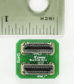 HDMI to HDMI connector, bottom view.