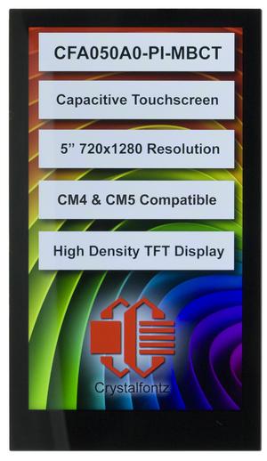 5" 720x1280 Touchscreen Compute Module TFT Display (CFA050A0-PI-MBCT)
