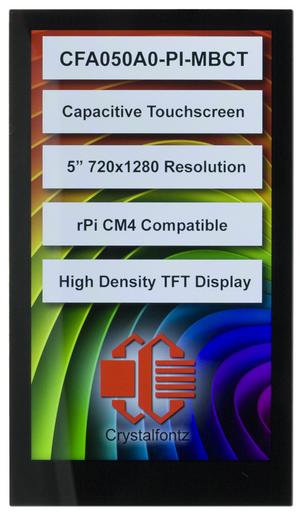 5" 720x1280 Touchscreen Compute Module TFT Display (CFA050A0-PI-MBCT)