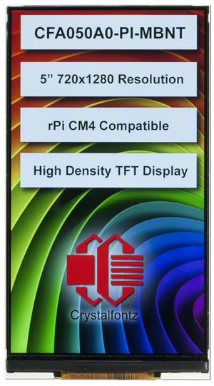 5-inch 720x1280 Compute Module TFT (CFA050A0-PI-MBNT)