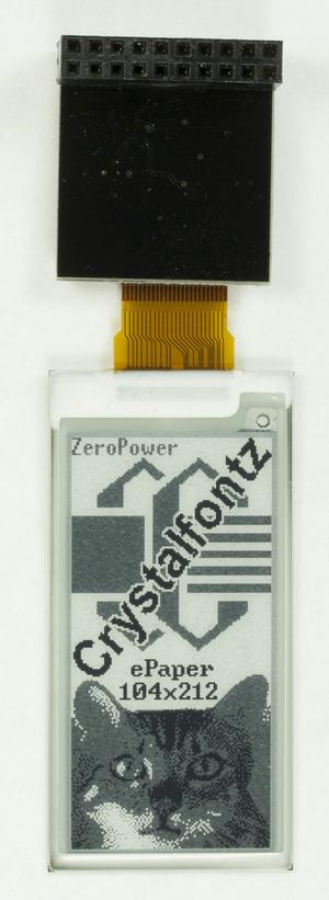 ePaper Breakout Kit - 2.13", 3-Level Grayscale (CFA213A0-0213)