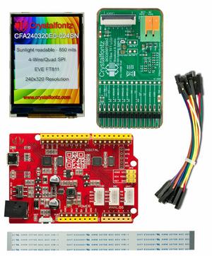 2.4" EVE Development Kit (CFA240320E0-024SN-KIT)