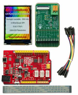 2.4" EVE Development Kit (CFA240320E0-024SN-KIT)