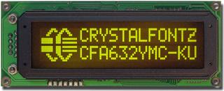 16x2 USB Character LCD (CFA632-YMC-KU)