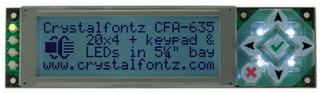 20x4 RS232 Character LCD (CFA635-TFE-KS)
