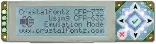 20x4 Character Serial LCD Display (CFA735-TFK-KR)