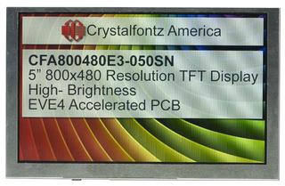 800x480 5" EVE TFT Display (CFA800480E3-050SN)