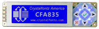 Dark Blue 244x68 Graphic Display Module (CFA835-TML)