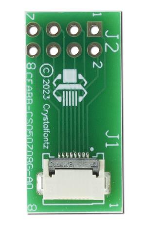 8-Position ZIF Breakout Board (CFABB-CS050Z08G-A0)