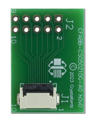 10-Position ZIF Breakout Board (CFABB-CS050Z10G-A0)