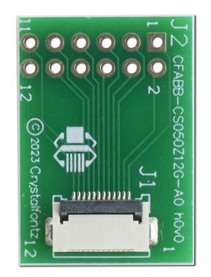 12-Position ZIF Breakout Board (CFABB-CS050Z12G-A0)