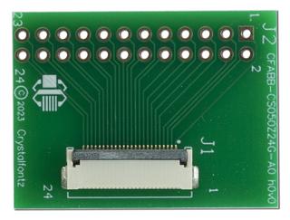 24-Position ZIF Breakout Board (CFABB-CS050Z24G-A0)