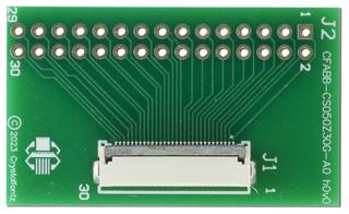 30-Position ZIF Breakout Board (CFABB-CS050Z30G-A0)