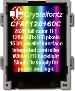 128x160  Parallel Color TFT (CFAF128160C-T)