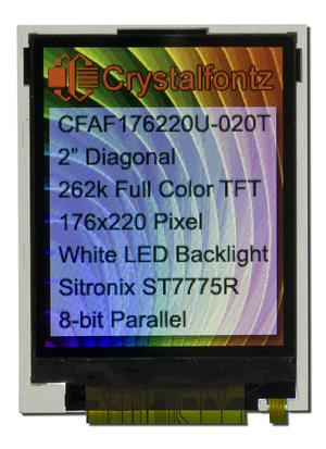 176x220 2" Full Color TFT LCD (CFAF176220U-020T)