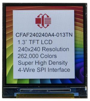 240x240 1.3" Color TFT LCD Display (CFAF240240A4-013TN)