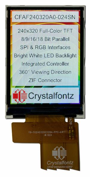 240x320 2.4 Inch Full-Color TFT (CFAF240320A0-024SN)