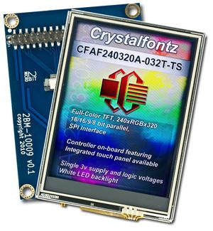 240x320  Color TFT with Carrier Board (CFAF240320A-032T-TS-CB)