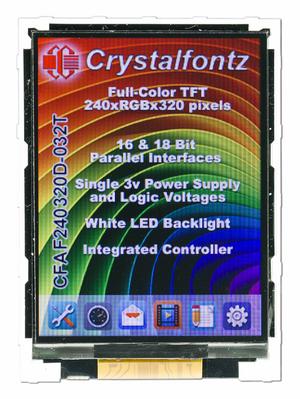 240x320 3.2" Full Color TFT LCD (CFAF240320D-032T)