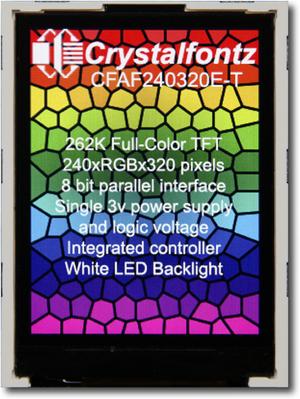 240x320  Parallel Color TFT (CFAF240320E-T)