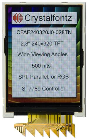 2.8" 240x320 IPS TFT Display (CFAF240320J0-028TN)