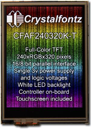 240x320  Parallel Color TFT (CFAF240320K-T-TS)