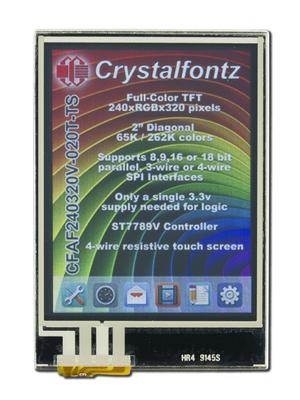 2" Touchscreen Color TFT 240x320 (CFAF240320V-020T-TS)