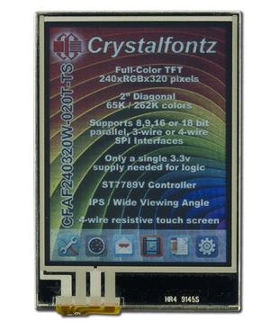 2" IPS Touchscreen TFT Display (CFAF240320W-020T-TS)
