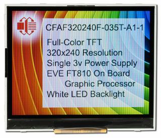320x240 TFT with EVE Accelerator (CFAF320240F-035T-A1-1)
