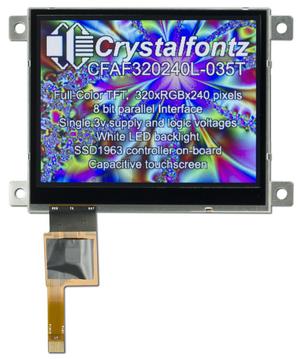 3.5" 320x240 Capacitive Touch Screen (CFAF320240L-035T-CTS)