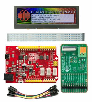 480x128 3.9" Bar-Type EVE Dev Kit (CFAF480128A0-039TN-A1-2)