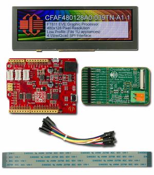 480x128 3.9" Bar-Type EVE Dev Kit (CFAF480128A0-039TN-A1-2)