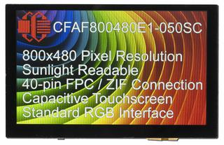 800x480 5 Inch Full-Color TFT (CFAF800480E1-050SC)